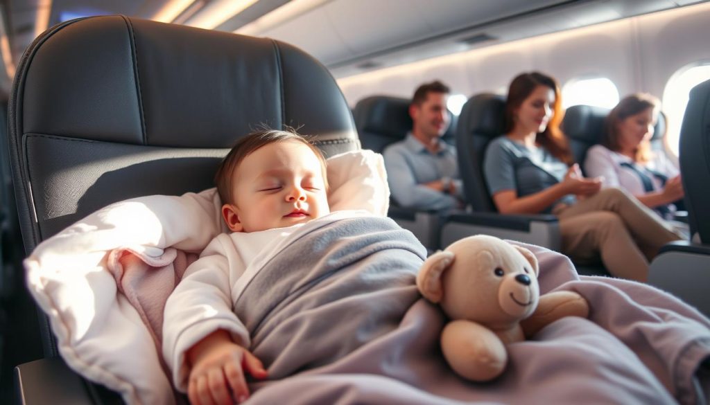 baby on plane