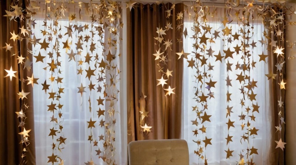 Curtain of Paper Stars