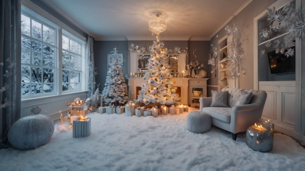 Winter New year decor