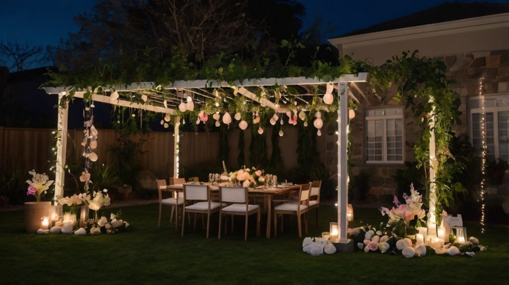 garden party decor