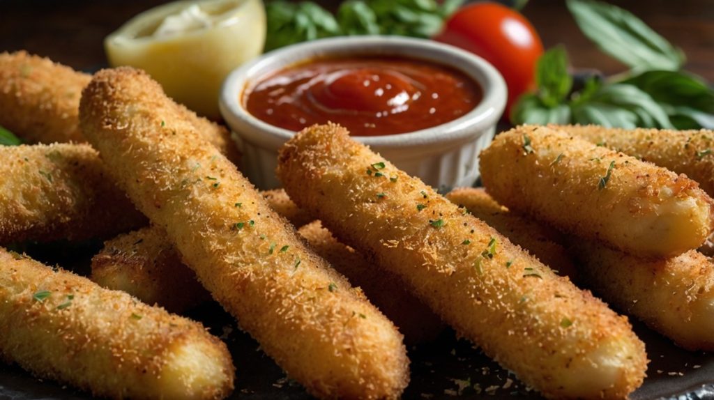 Baked Mozzarella Sticks