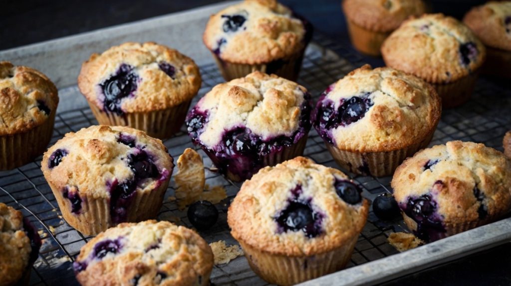 Blueberry Cobbler Muffins