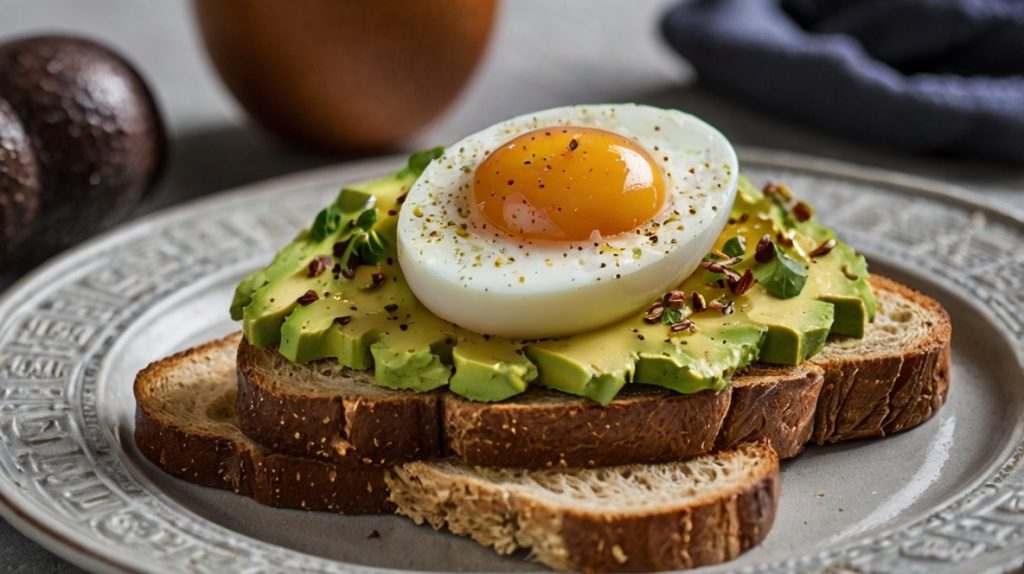 Boiled Egg and Avocado Toast