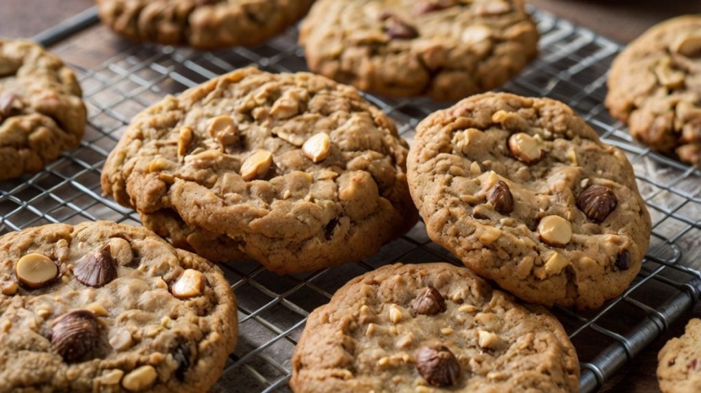 Chocolate Chip Oatmeal Peanut Butter Cookies