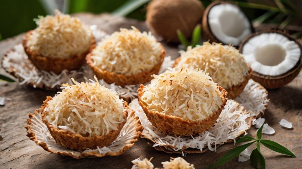 Coconut Macaroon Birds' Nests