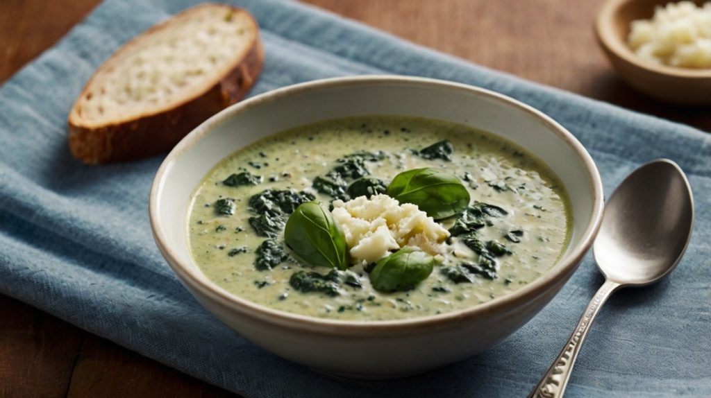 Creamy Spinach and Ricotta Soup