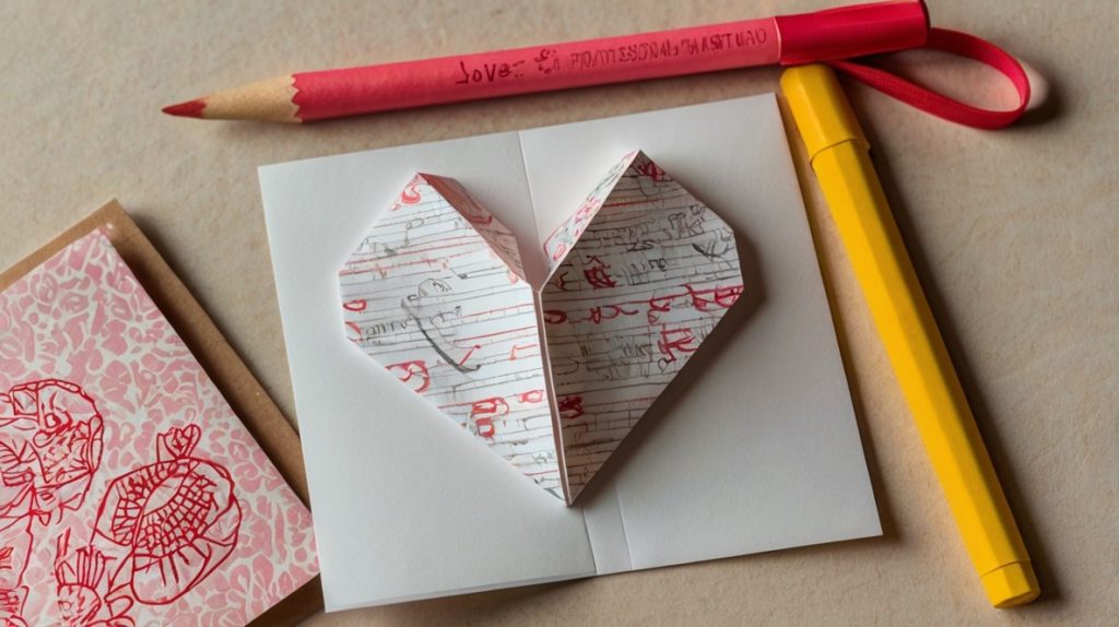 Folded Paper Love Notes