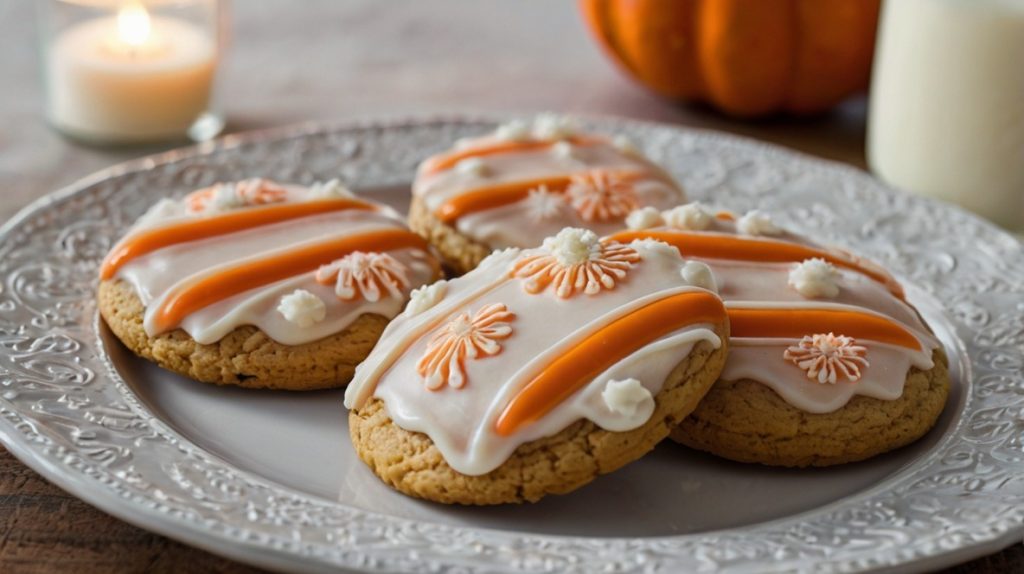 Frosted Pumpkin Cookies