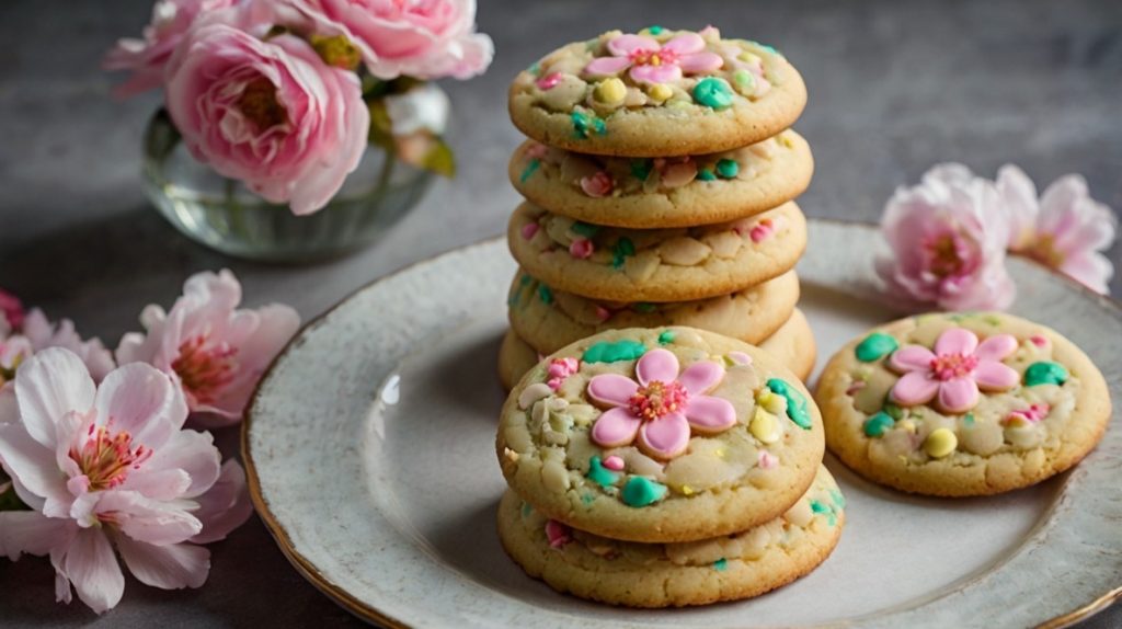 Funfetti Spring Blossom Cookies