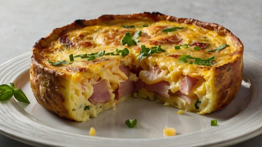 Ham and Cheese Frittata