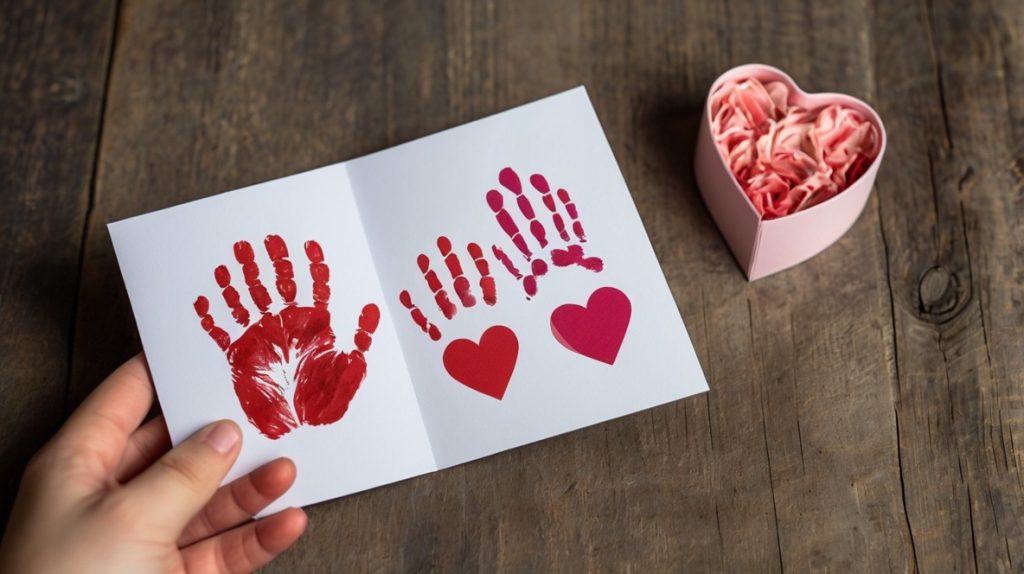 Handprint Hearts