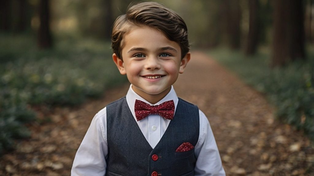 Handsome Bow Tie and Vest Sets for Boys