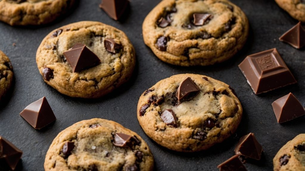 Healthy Dark Chocolate Chip Cookies