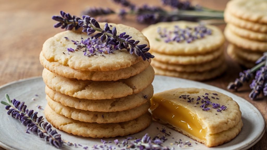 Honey Lavender Butter Cookies