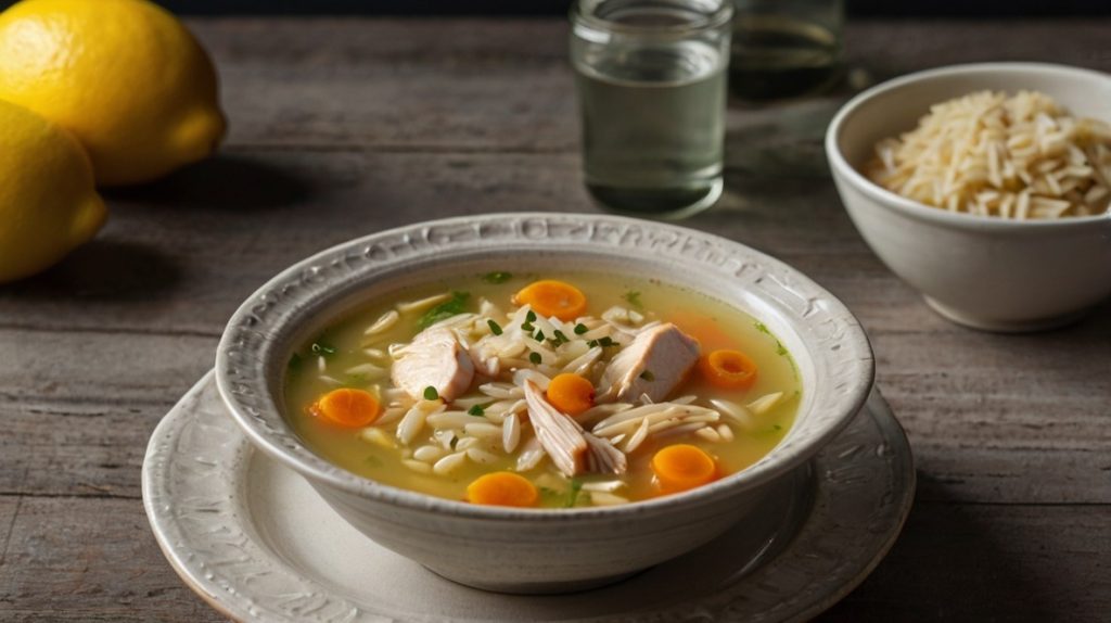 Lemon Orzo Chicken Soup