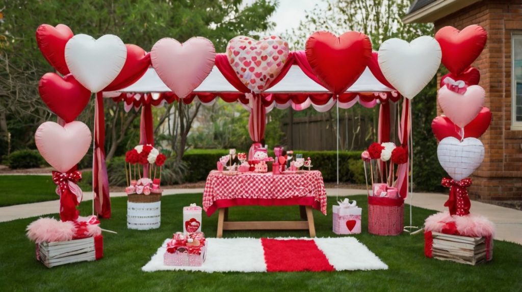 Outdoor Valentines Decor