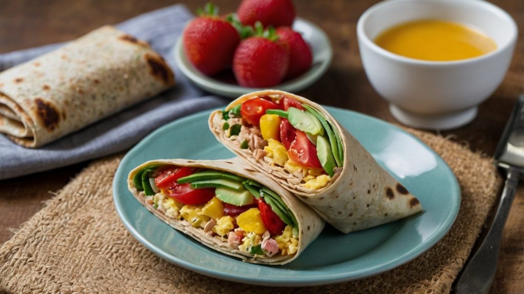 Quick Easy Healthy Breakfast Wraps