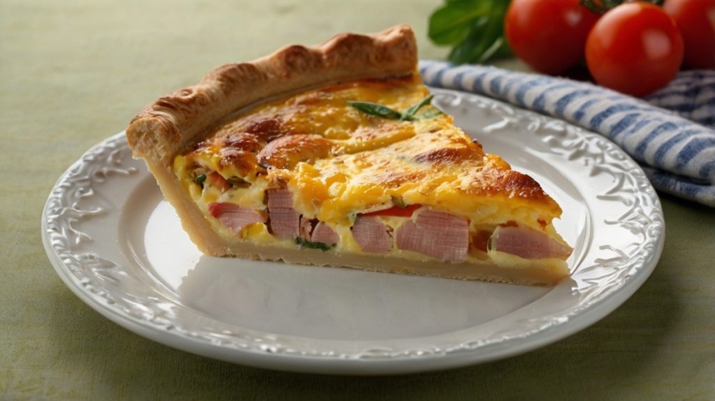 Savory Ham Breakfast Quiche