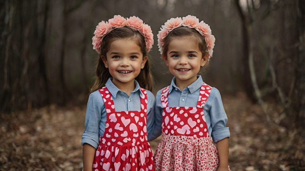 Simple DIY Valentine’s Day Outfits for kids for valentines day