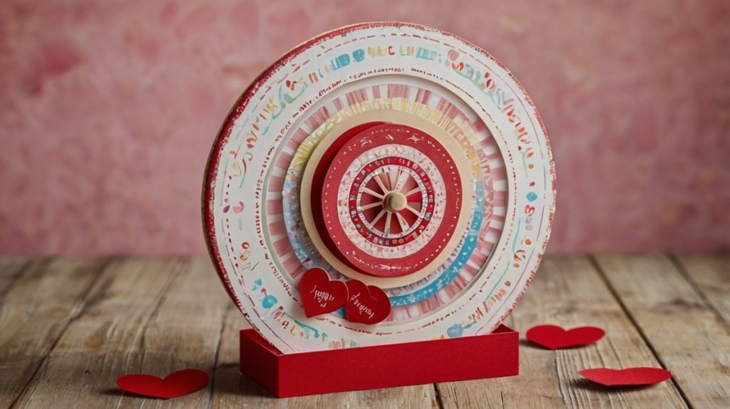 Spinning Wheel Valentines