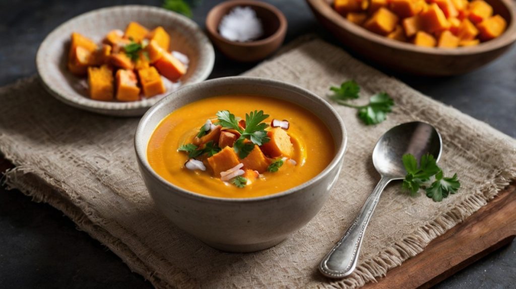 Sweet Potato and Coconut Soup