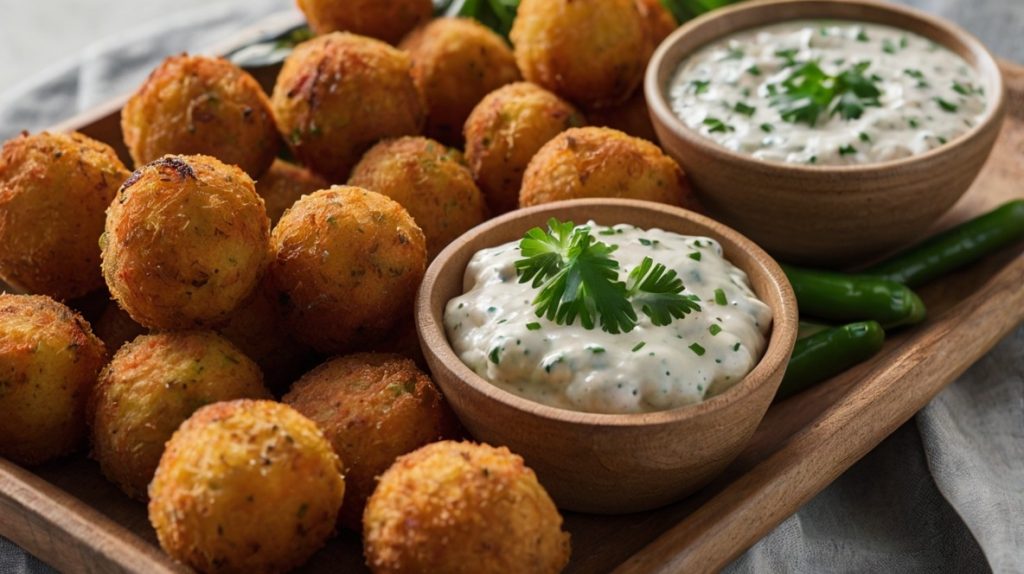 Veggie Tots with Ranch Dip