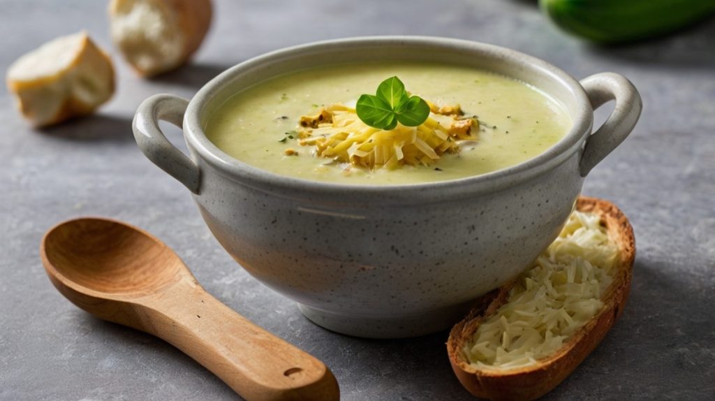 Zucchini and Parmesan Cream Soup