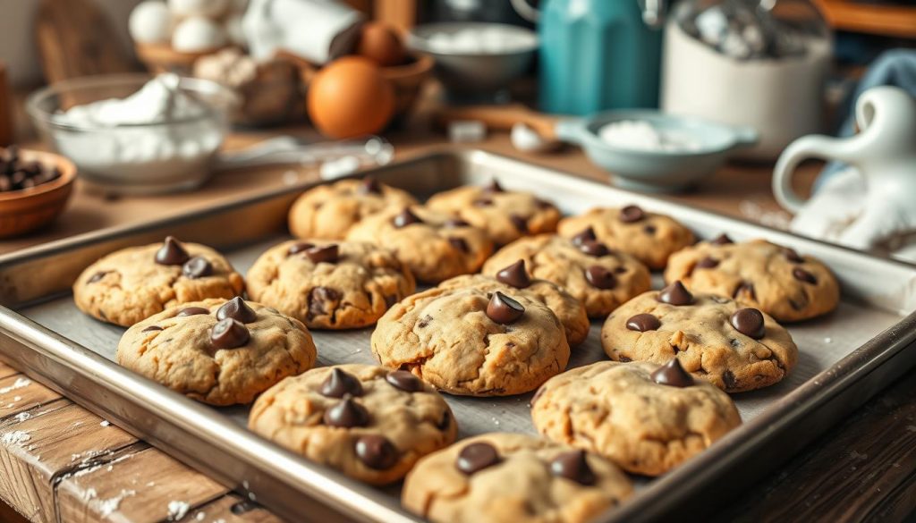 homemade chocolate chip cookies