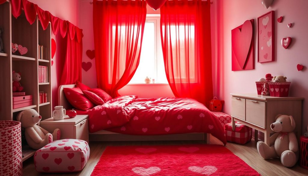 red bedroom decor ideas