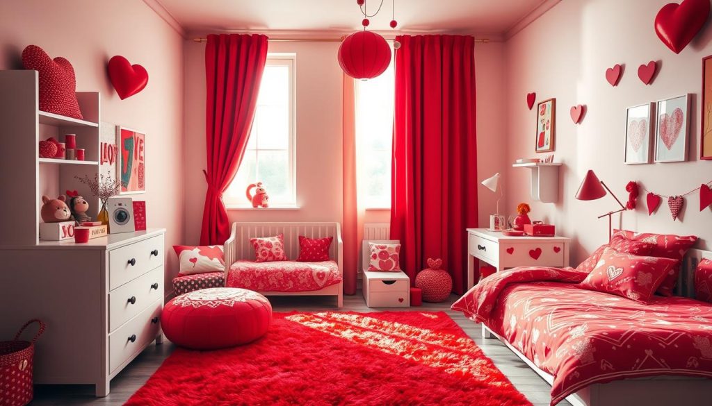 red bedroom decor ideas