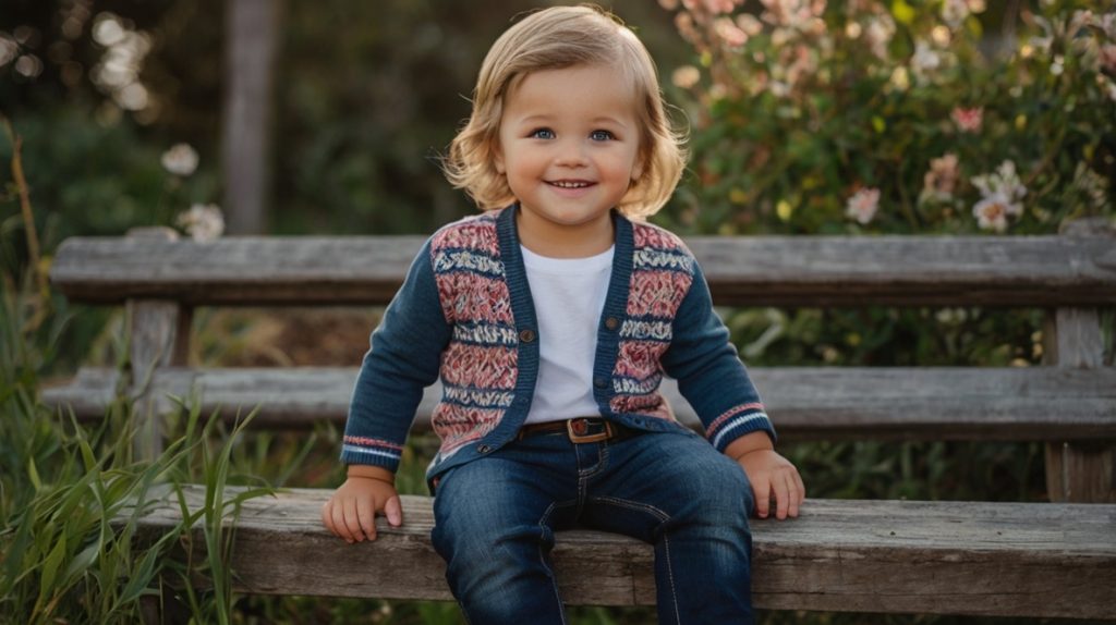 Cardigan, Tee, and Jeans