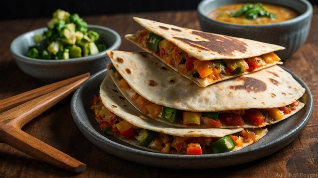 Cheesy Veggie Quesadillas