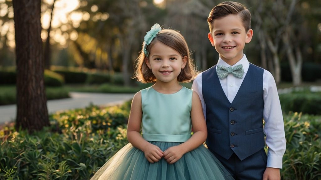 Elegant Occasion Wear: Tulle Skirts & Bow Ties