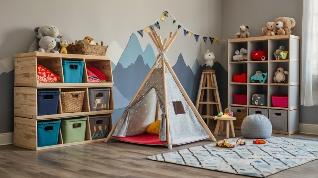 Foldable and Stackable Playroom Essentials