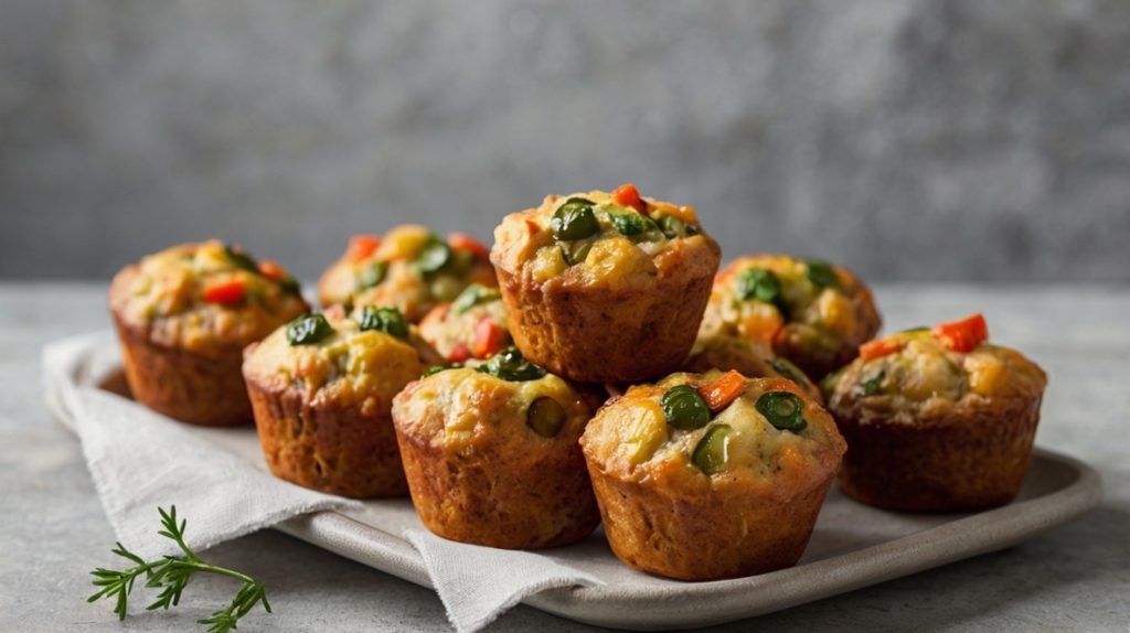 Mini Chicken and Veggie Muffins