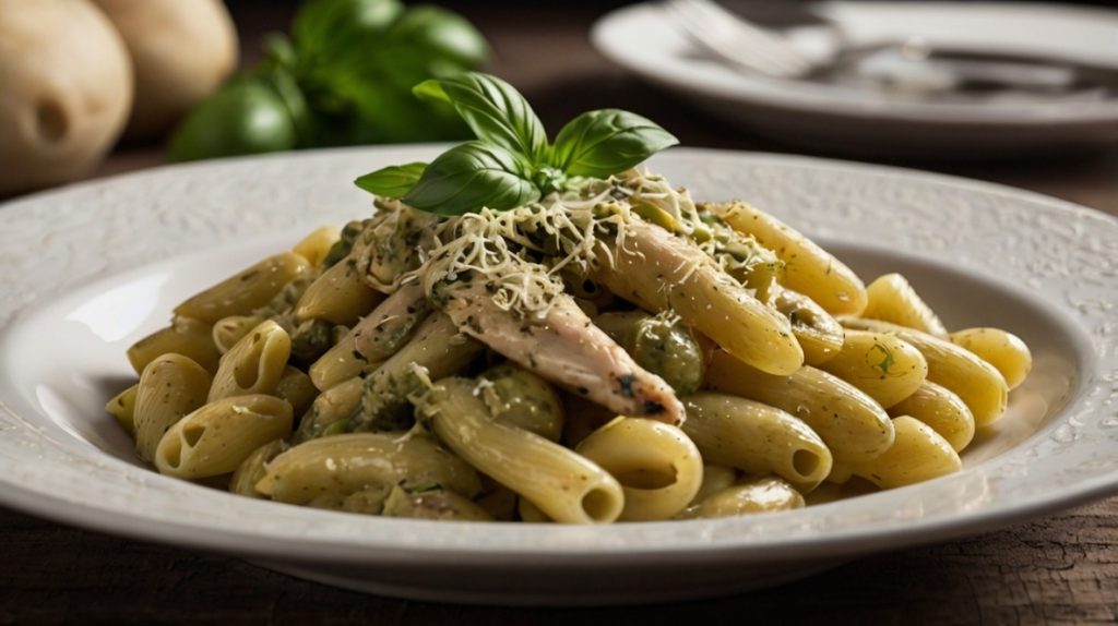 Pesto Chicken Macaroni