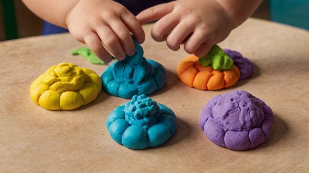 Playdough Fun for Tactile Learning