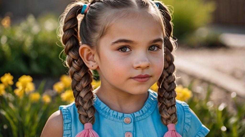 Playful Braided Pigtails