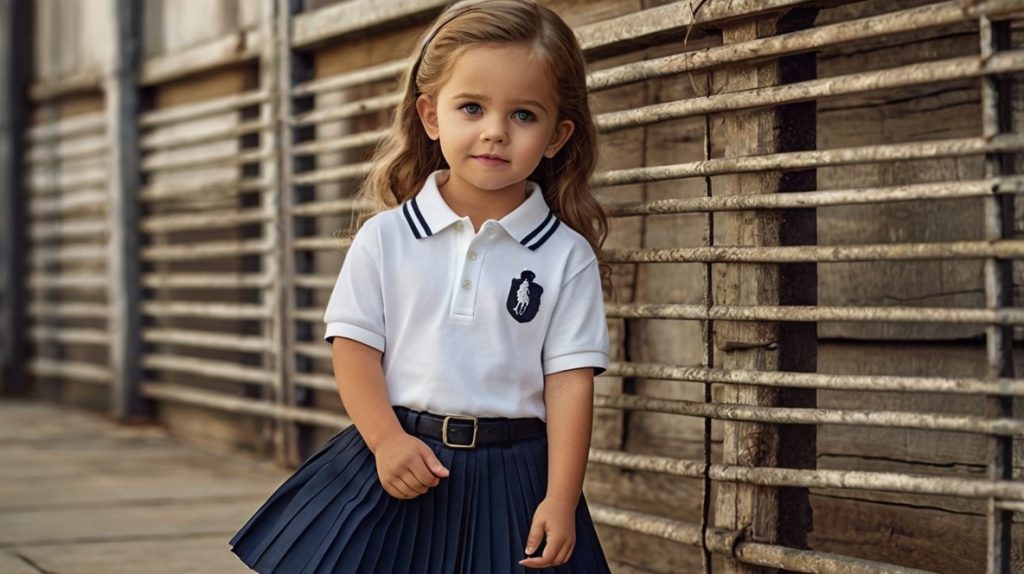 Polo Shirt and Pleated Skirt/Pants