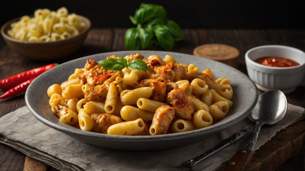 Spicy Cajun Chicken Macaroni