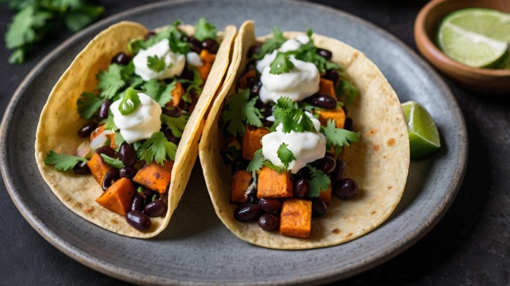 Sweet Potato and Black Bean Tacos