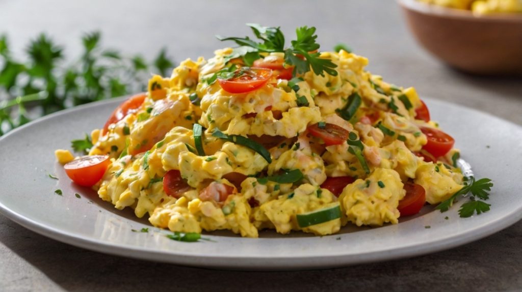 Veggie-Loaded Scrambled Eggs