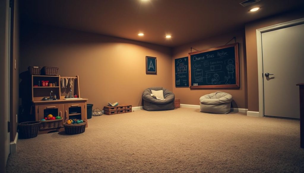 basement playroom design