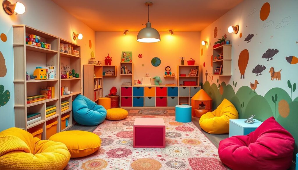 colorful playroom ideas for small spaces