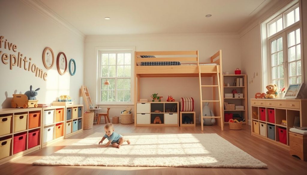 space-saving playroom designs