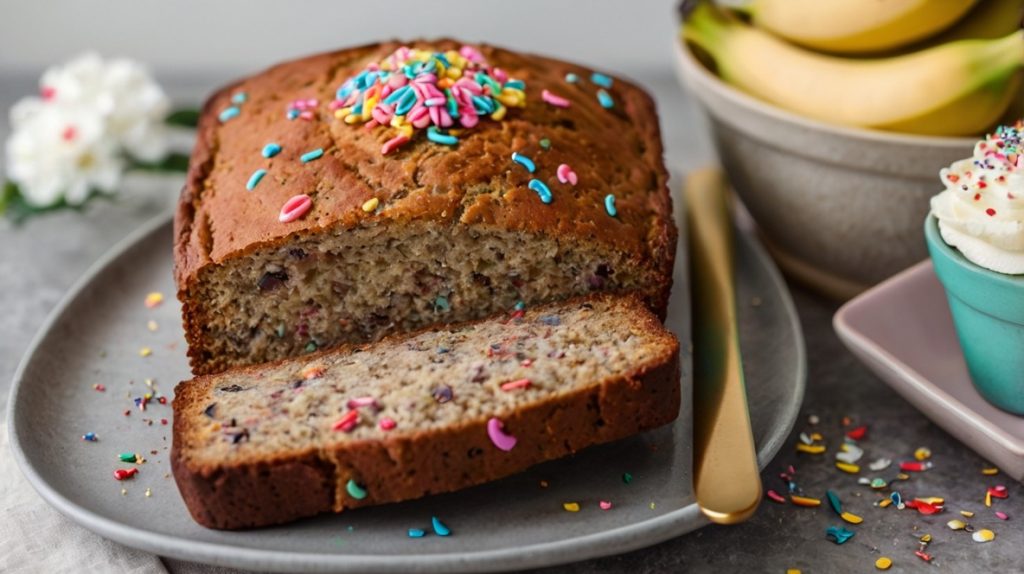 Birthday Sprinkle Banana Bread