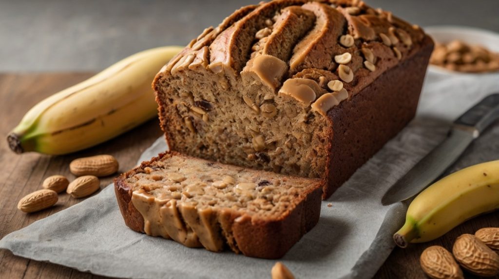 Peanut Butter Banana Bread