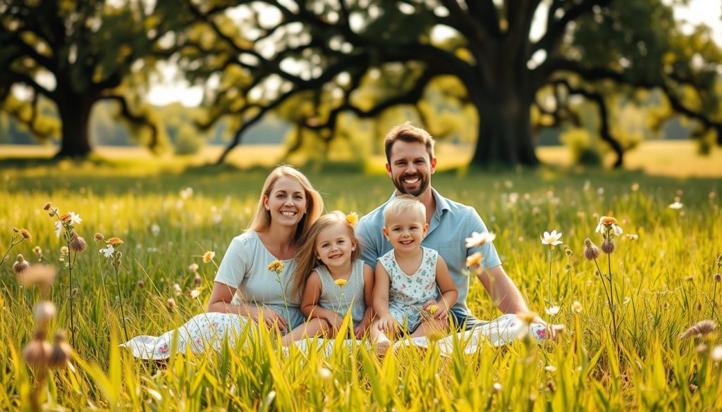 outdoor family photoshoot