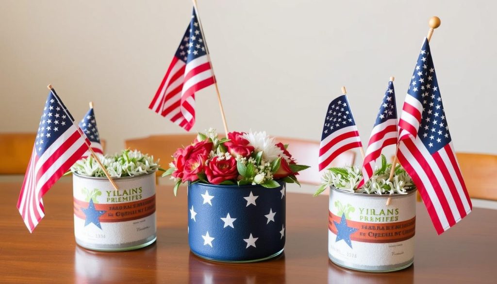 DIY Centerpieces Honoring Veterans