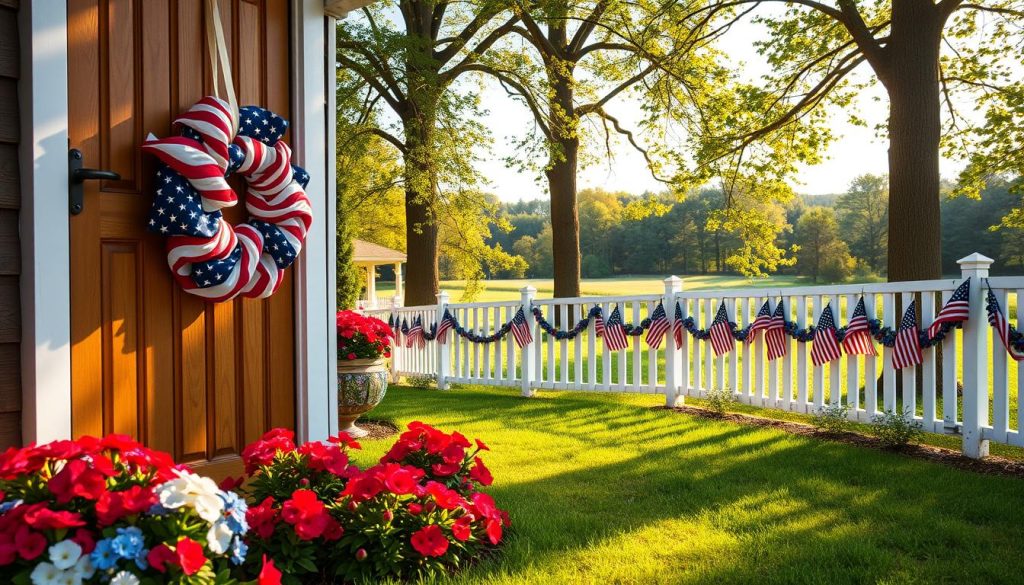 patriotic outdoor decor